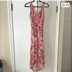 Floral High Low Dress